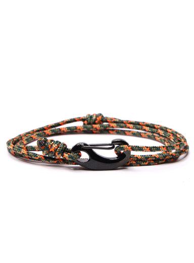 Camo Tactical Cord Bracelet for Men (Black Clasp - 011K) Bracelets exchangecapitalmarkets   