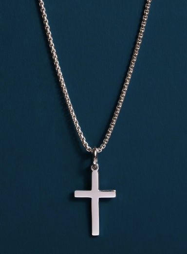 Sterling Silver Cross Necklace for Men Jewelry exchangecapitalmarkets: Men's Jewelry & Clothing.   