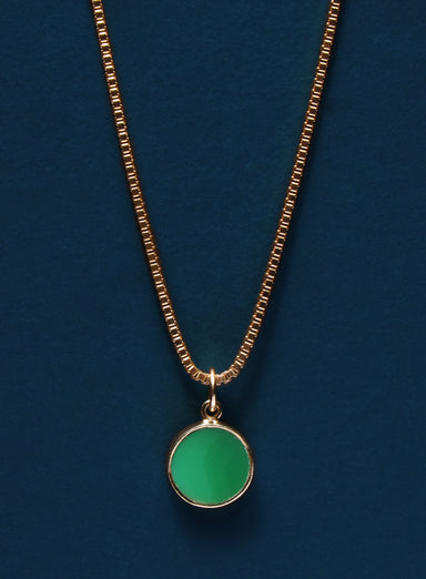 Chrysoprase Gemstone Necklace Necklaces exchangecapitalmarkets: Men's Jewelry & Clothing.   