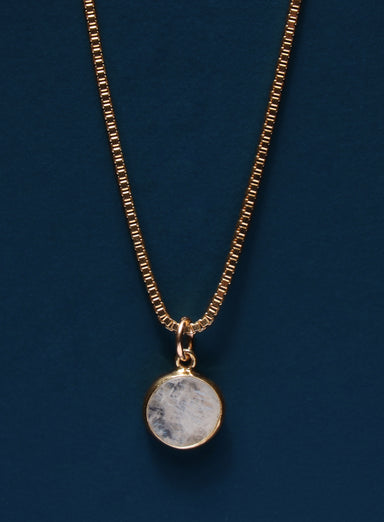 Moonstone Gemstone Necklace Necklaces exchangecapitalmarkets: Men's Jewelry & Clothing.   