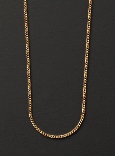 Gold Curb Chain Necklace for Men Jewelry exchangecapitalmarkets   