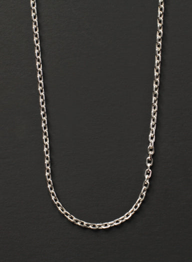 Sterling Silver Cable Chain Necklace for Men Jewelry exchangecapitalmarkets   