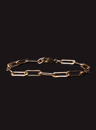 14k Gold filled thick cable chain bracelet for men Bracelets exchangecapitalmarkets   