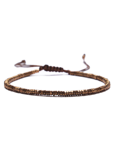 Mini Beads Brass Bead Bracelet Bracelets exchangecapitalmarkets: Men's Jewelry & Clothing.   