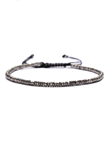 Mini Beads White Brass Bead Bracelet Bracelets exchangecapitalmarkets: Men's Jewelry & Clothing.   