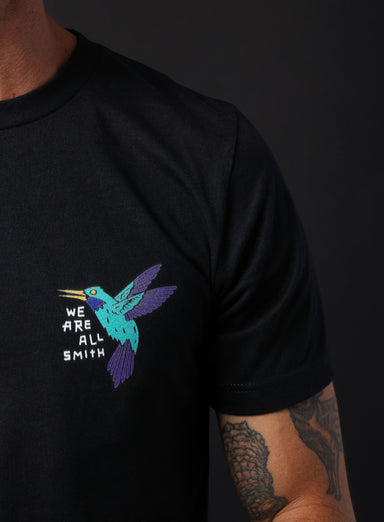 Hummingbird Unisex Black Short Sleeve t-shirt  exchangecapitalmarkets: Men's Jewelry & Clothing.   