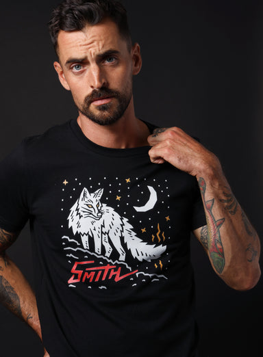 Smith Wolf Black Short Sleeve Unisex t-shirt  exchangecapitalmarkets: Men's Jewelry & Clothing.   