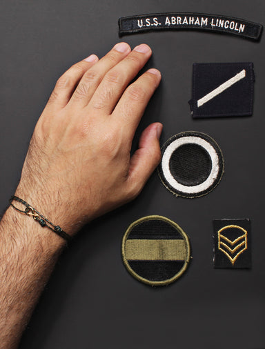 Infinity Bracelet - Camo cord men's bracelet with silver clasp Jewelry exchangecapitalmarkets   