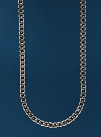 Waterproof Cuban Chain 5mm Necklaces exchangecapitalmarkets: Men's Jewelry & Clothing.   