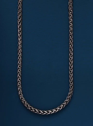 Waterproof Spiga Chain 316L Stainless Steel Necklaces exchangecapitalmarkets: Men's Jewelry & Clothing.   