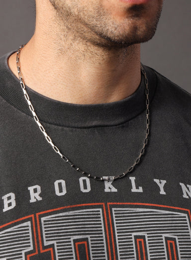 Waterproof Elongated Box style chain in 316L stainless steel Necklaces exchangecapitalmarkets: Men's Jewelry & Clothing.   